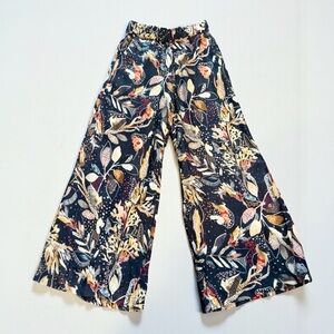 New! LANHTROPY CAPE CUPRO PALAZZO PANTS NIGHT FOREST Size XS